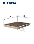 Filtron K1103A Polen Filtresi Bravo II 07-Stilo 01-06 Delta III 08- 46723435