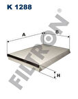 Filtron K1288 Polen Filtresi Crafter 2.0TDI 2.5TDI Sprinter 06-15 2E0819638
