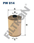 Fıltron Pw814 Yakıt Filtresi 1 2 Lt Kecelı Mercedes Unımog O309-O402-O403 Tourısmo Neoplan Setra