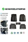 Volkswagen Golf 4 2001 4d Havuzlu Üniversal Yeni Nesil Paspas Siyah Gold Seri