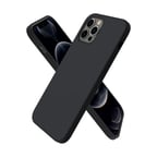 Apple iPhone 12 Pro Kılıf First Silikon - Siyah