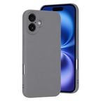 Apple iPhone 16 Plus Kılıf First Silikon - Gri