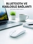 Bluetooth Kablosuz Wireless Mouse Şarjlı Sessiz Ergonomik 5000 DPI Fare
