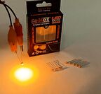 FEMEX Premium T5 T4 10'lu İnce Bacaklı Kıl Led Mini Led Ampul Parlak Turuncu