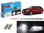 CITROEN C4 Plaka Aydınlatma Ampul Seti FEMEX Parlak Beyaz
