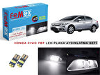 Honda Civic Fb7 LED Plaka Aydınlatma Ampul Seti FEMEX Parlak Beyaz