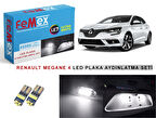 Renault Megane 4 LED Plaka Aydınlatma Ampul Seti FEMEX Parlak Beyaz