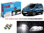 Fiat Doblo D5 2023 Sonrası LED Plaka Aydınlatma Ampul Seti FEMEX Parlak Beyaz
