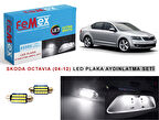 Skoda Octavia LED Plaka Aydınlatma Ampul Seti FEMEX Parlak Beyaz