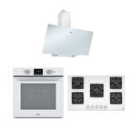 Franke Ankastre Set (FPJ 915 WH A Davlumbaz - FHNS 905 WH Ocak - FSL 86 WH Fırın)