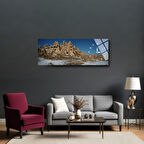 Peri bacaları cam duvar saati