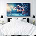 Frozen Leaf Kanvas Tablo