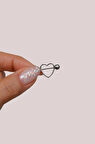 Kalpli Göğüs Piercingi | 316L Çelik 13 mm
