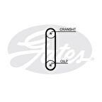 Gates T357HOB Eksantrik Kayışı 046Rp 100Ht Focus III 11-B-Ma12 Mondeo 14-Escosport 18-1.0 Ecoboost CM5G6B651EA