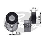 Gates T38392 Alternatör Gergi Rulmanı Kütüklü 206 306 406 607 806 Partner Boxer C5 Berlingo DW10 2.0HDI 2.2HDI 9634465780