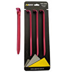 Metal Çadır Kazığı 16Cm Kırmızı Alpinist Marka