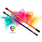 Gdx TB-100 RGB 45W Youtube Canlı Yayın Arka Plan Renkli Dolgu Işığı Led Tüp Işık (Uzunluk: 100 cm)