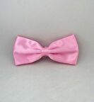 Pembe Düz Renk Saten Papyon - SP-08