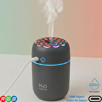 250ML RGB Işıklı Süper Sessiz Type-C Mini Hava Nemlendirici & Aroma Difüzör