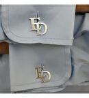 ED MODEL KOL DÜĞMESİ GÜMÜŞ KİŞİYE ÖZEL