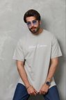 Erkek Baskılı TShirt Kısa Kol Bisiklet Yaka Regular Fit Rahat Kalıp Günlük Tişört