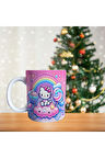 Hello Kitty - Bulutlar Üstünde Porselen Kupa
