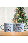Çiftlere özel kalbimi kırdın Porselen Fincan / Kupa -mug