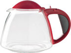 Bosch Uyumlu Siemens  Çay Makinesi Için Tta2010 Cam Sürahi Kırmızı