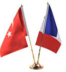 Gold Çiftli Devlet Masa Bayrağı