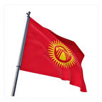 Kırgızistan Bayrakları 100x150 cm