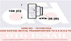 Gkn 302464 Aks Kafası Seti İç Transporter T4 Caddy Passat Jetta ACV Aja BJB BKP BKD ASZ Blg Bmy Bls BKC Cbaa 701498103A