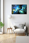 Dekoratif Duvar Tablosu Temperli Cam Tablo 36x23 cm
