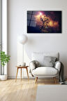 Dekoratif Duvar Tablosu Temperli Cam Tablo 36x23 cm