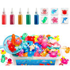 Magic Water Elf Aqua Gel Sihirli Su Oyuncak Seti 5 Renk Jel Şişe 6 Kalıp