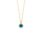 Nazar Boncuğu Gümüş Kolye  GMS1047