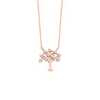 Ağaç Gümüş Kolye GMS1424