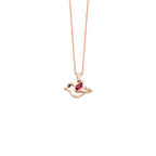 Minik Güvercin Gümüş Kolye  GMS1492