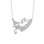 Aşk İncelik İster Kuşlu Harfli Gümüş Kolye GMS1759