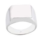 Taşsız Stil Gümüş Beyaz Yüzük GMS1930