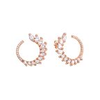 Markiz Ay Gümüş Küpe  GMS602