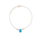 Damla Fosforlu Sedefli Gümüş Halhal GMS790