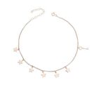 Harem Altın Yıldızlı Gümüş Halhal  GMS852