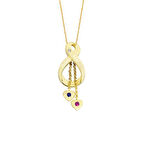 Harem Altın Sonsuzluk İçinde İsimli Gümüş Kolye  GMS937