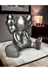 KAWS Para Kesesi Boyalı Figür Zengin Kaws Figür Büyük Boy 20CM