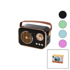 M4 PORTABLE WİRELESS HOPARLÖR - SPEAKER IŞIKLI USB ŞARJLI RENKLİ KASA - BRONZ ÇERÇEVEUSB - DC 5V - T