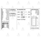 Goetze 06-246300-00 Piston Segmanı STD Isuzu NPR58 112121118051