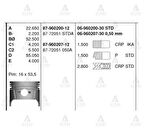 Goetze 87-72051-STD Piston Segman Jp Carry F-10A 65.50mm 86-97 Sk410 8772051STD