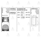Goetze 87-72078-STD Piston Segman Jp HiIux 2L 92mm 89 87-72078-STD