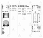 Goetze 87-72423-STD Motor Piston Segman STD Kia Besta-Mazda E2200 1999-86mm 87-72423-STD