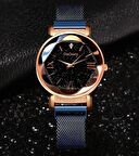 Gogoey Kadın Kol Saati Lüks Moda Şık Trend Kadın Kol Saati Mavi